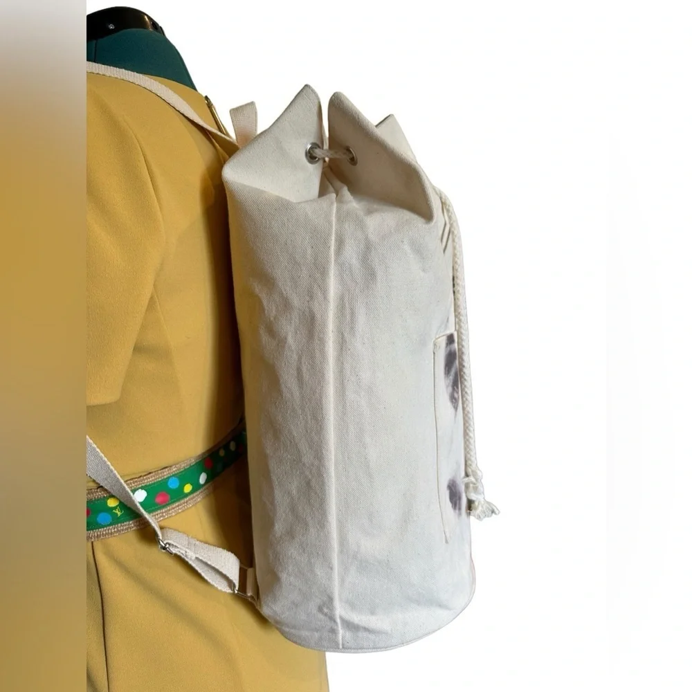 Canvas Tote Backback Equestrian themed XL